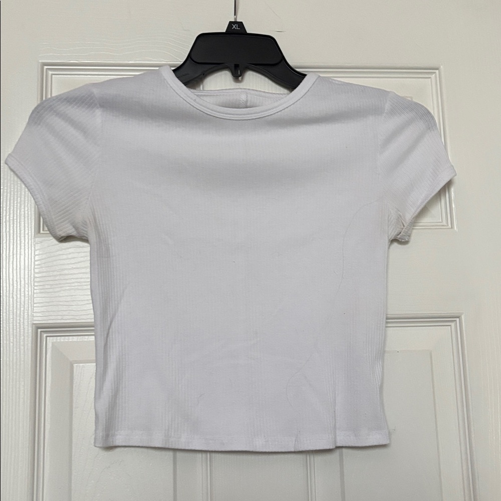 Arizona Jean Co White ribbed Baby size  small